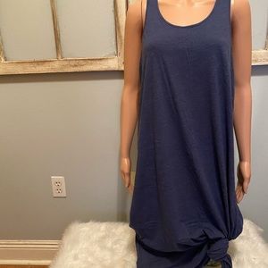 Long Blue maxi sleepwear